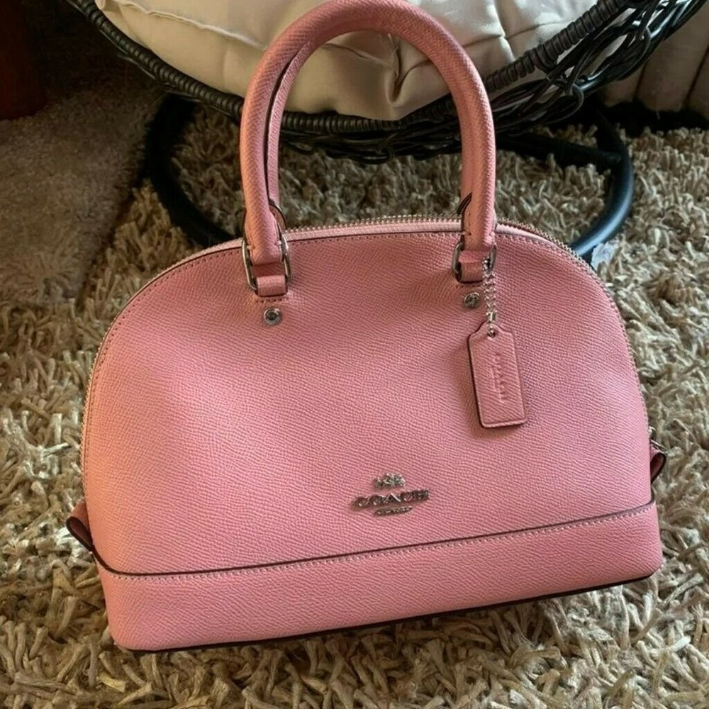 Coach Mini Sierra Satchel In Crossgrain Leather F57555 MSRP $295 New with Tags